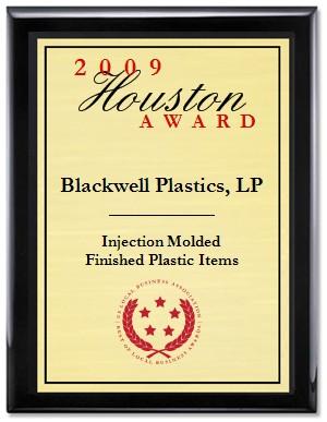 Blackwell Plastics Houston Award